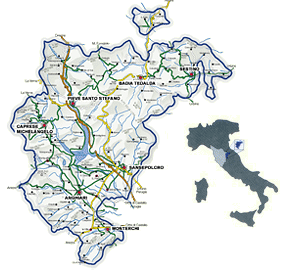 La Mappa della Valtiberina Toscana